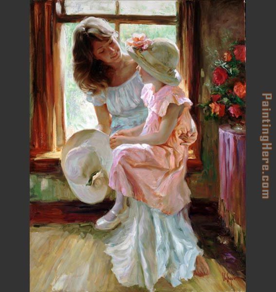 Morning Chat painting - Vladimir Volegov Morning Chat art painting